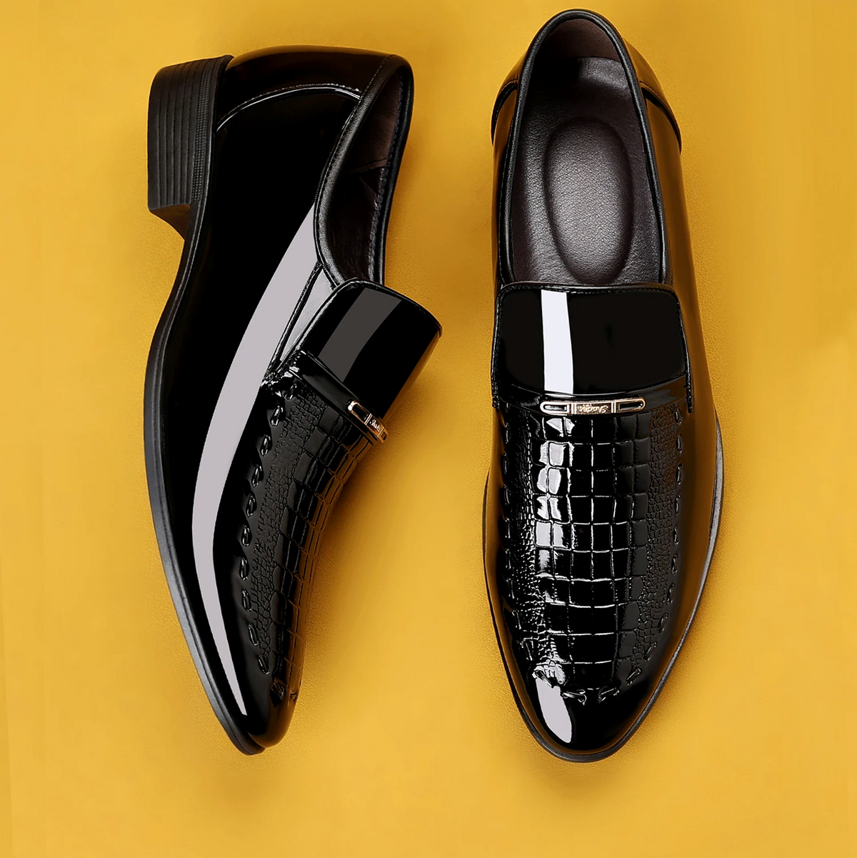 Mocasines de piel de Doble acabado