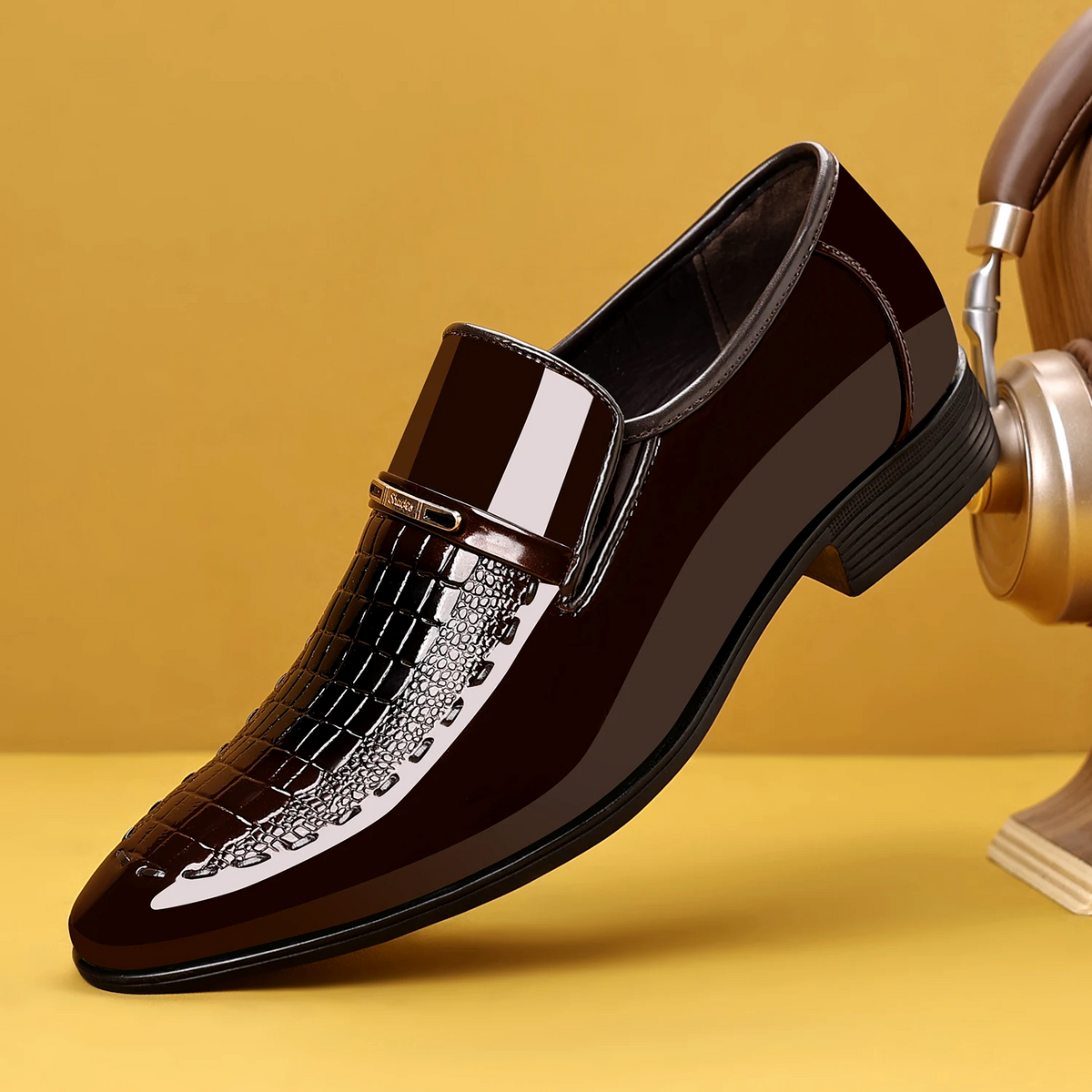 Mocasines de piel de Doble acabado