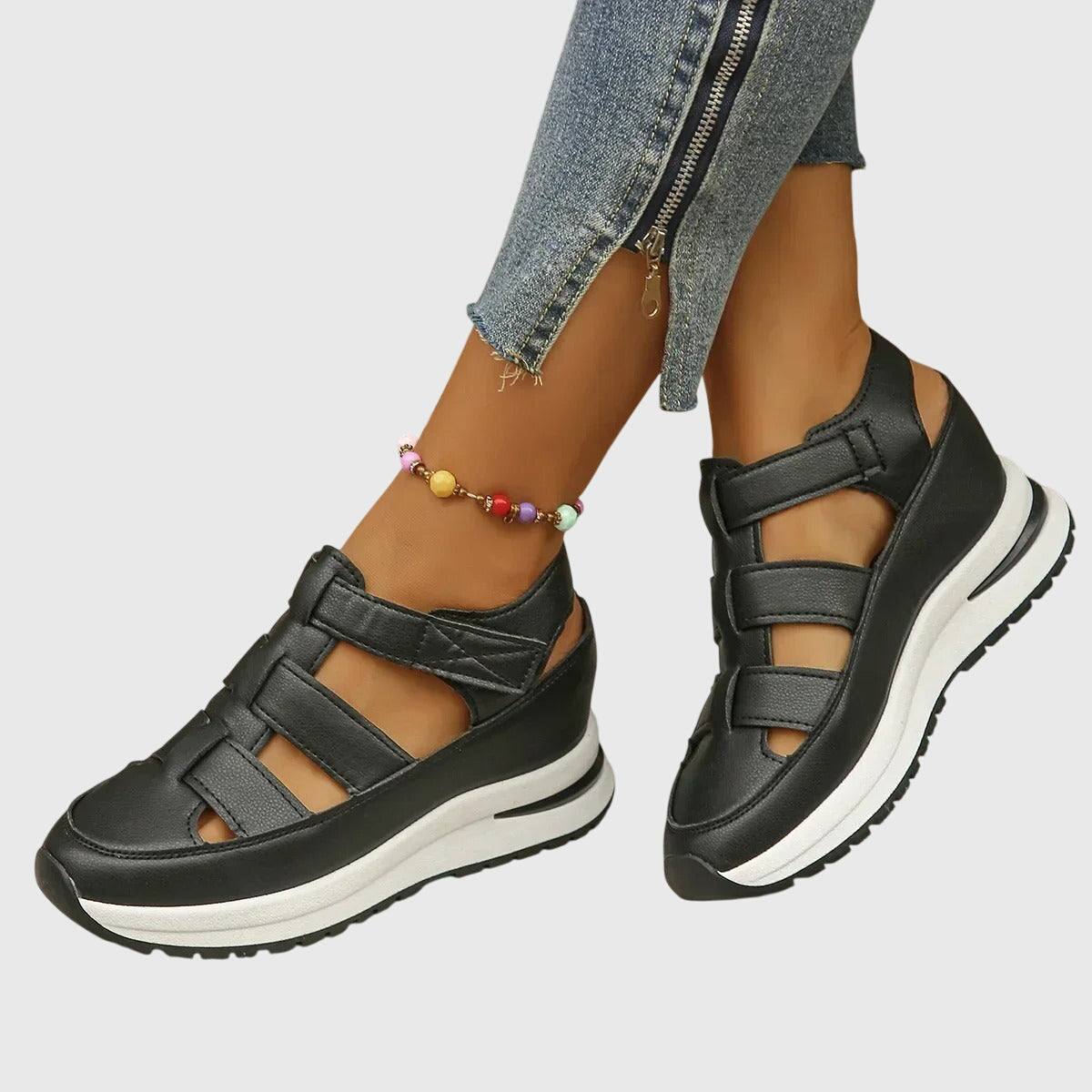 Blanca | Sandalias con soporte ortopédico