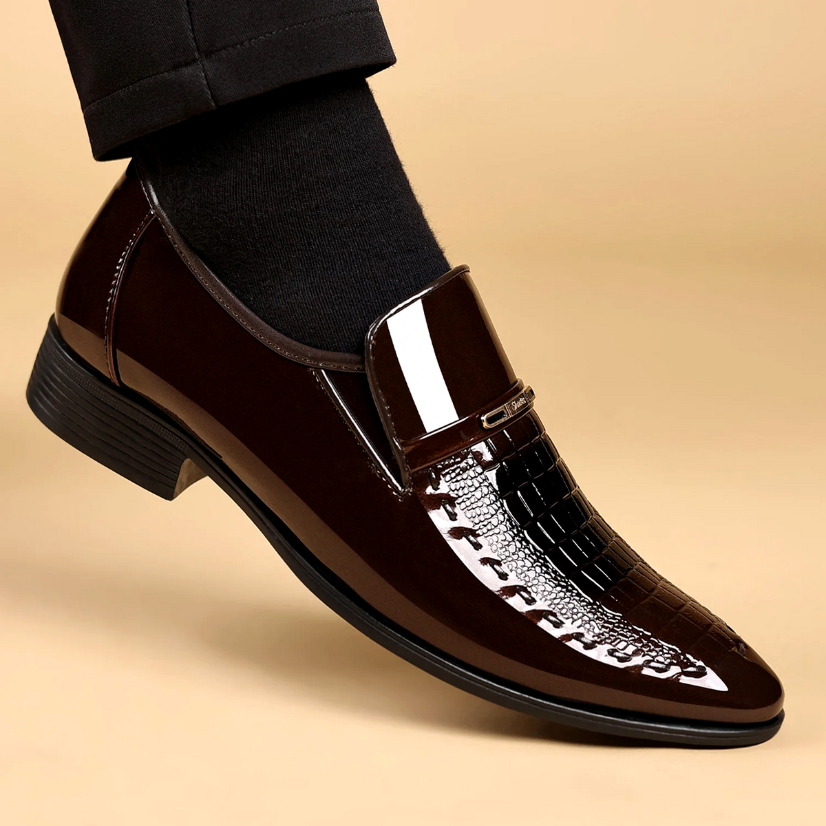 Mocasines de piel de Doble acabado