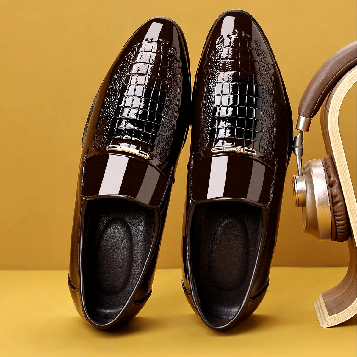 Mocasines de piel de Doble acabado