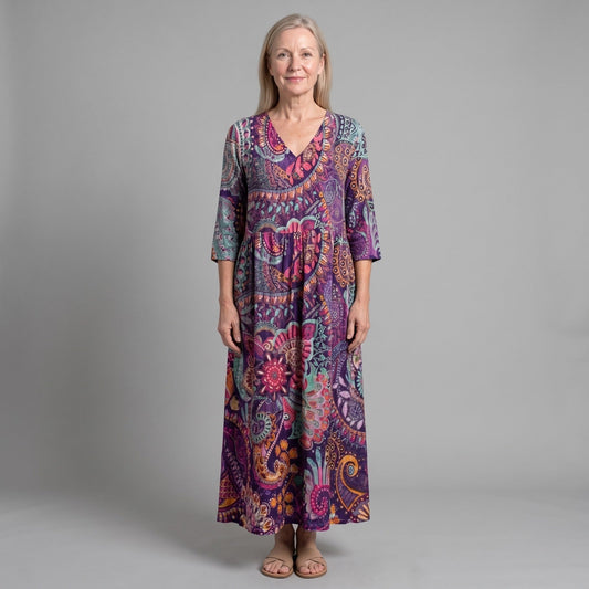 Edurne | Vestido midi floral de verano