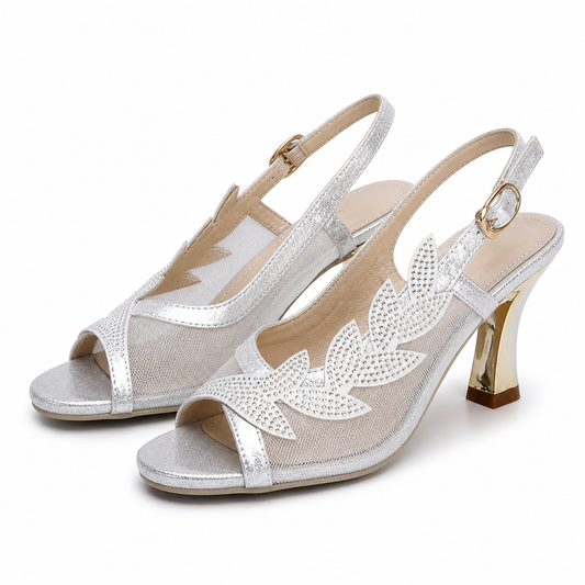 Zapatos de tacón con tira trasera Selene