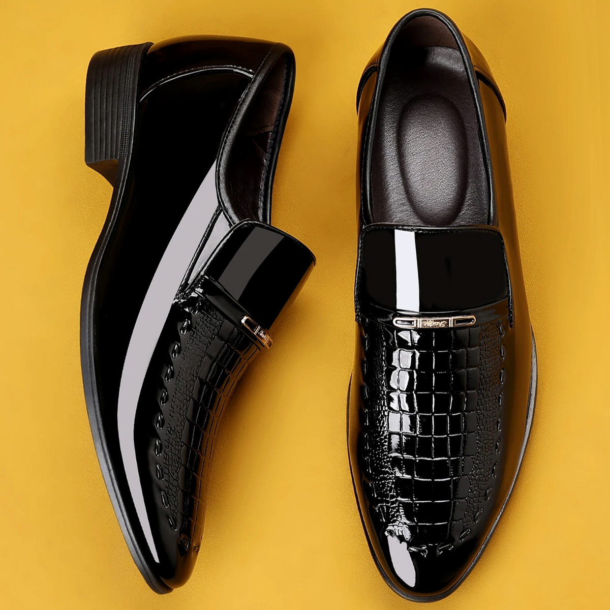 Mocasines de piel de Doble acabado