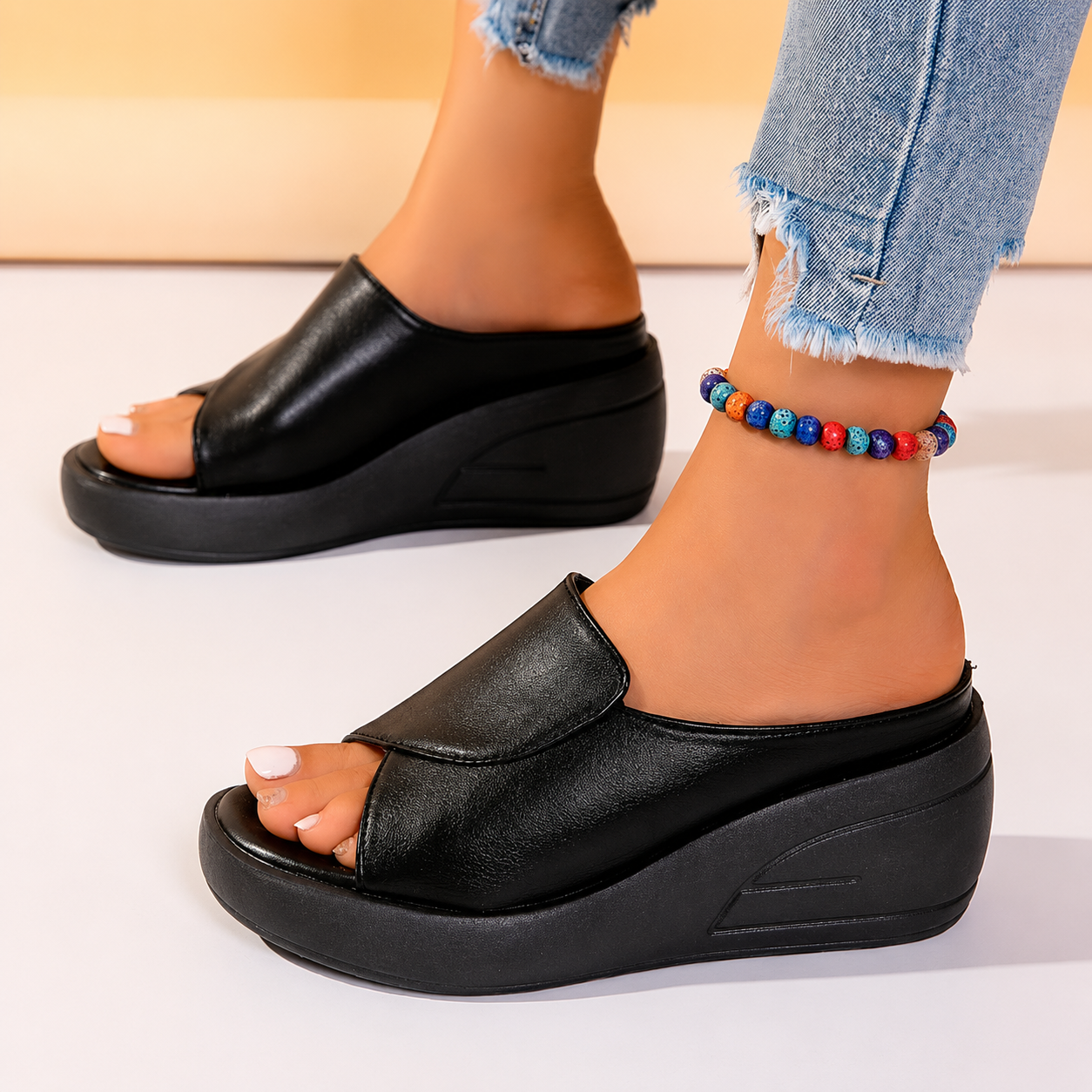 Garbiñe | Sandalias Cuña Confort