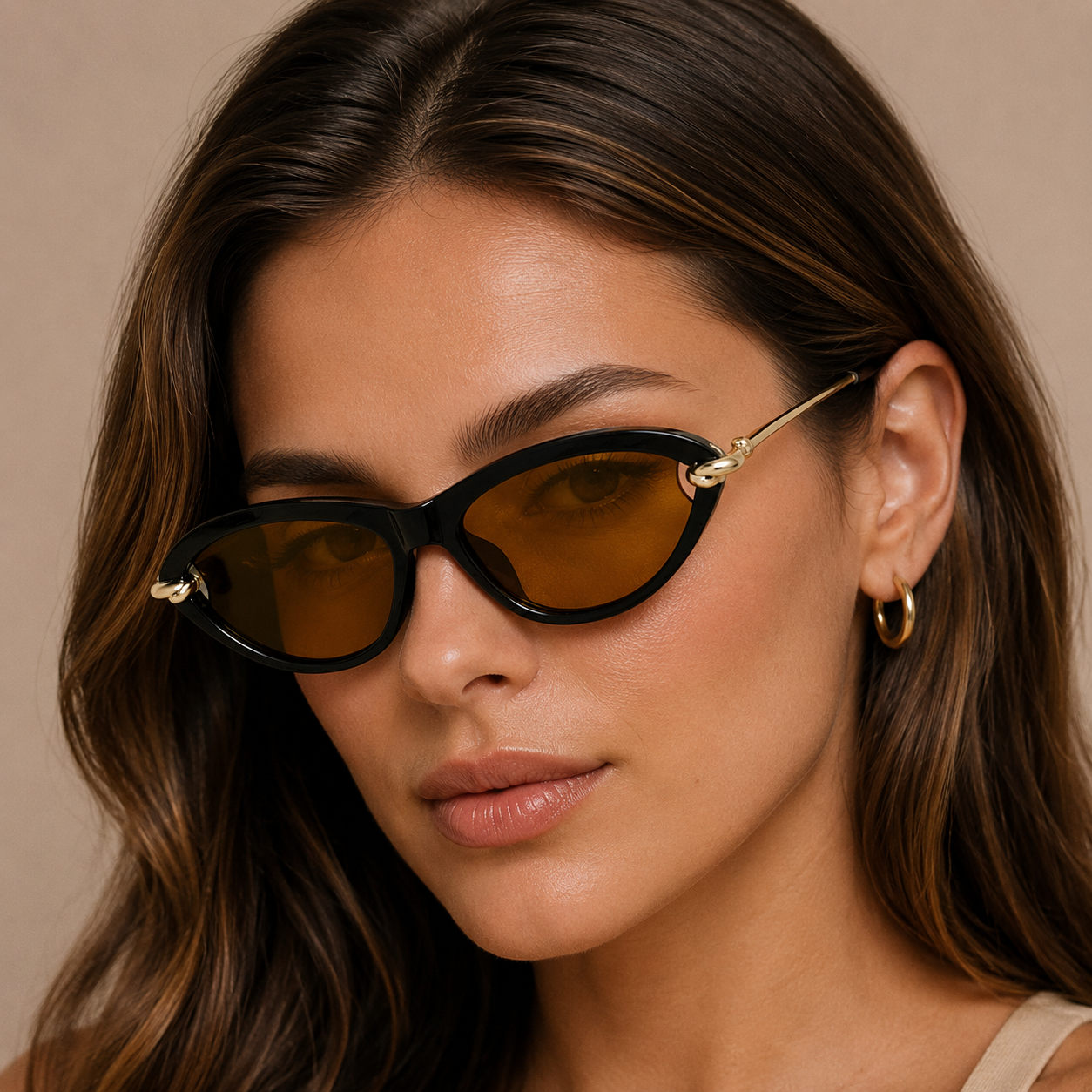 Gafas de sol estilo ojo de gato de Sicilia