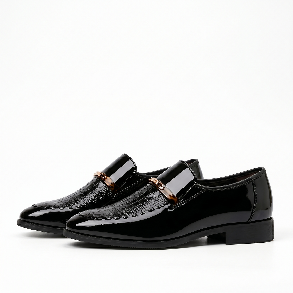 Mocasines de piel de Doble acabado