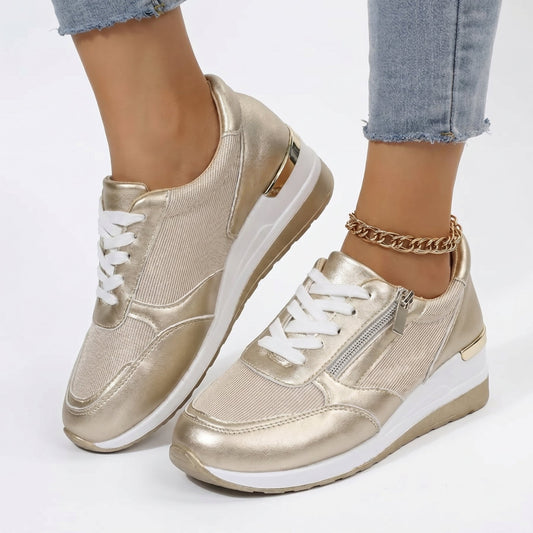 Julia | Zapatillas ortopédicas con cordones y cierre lateral