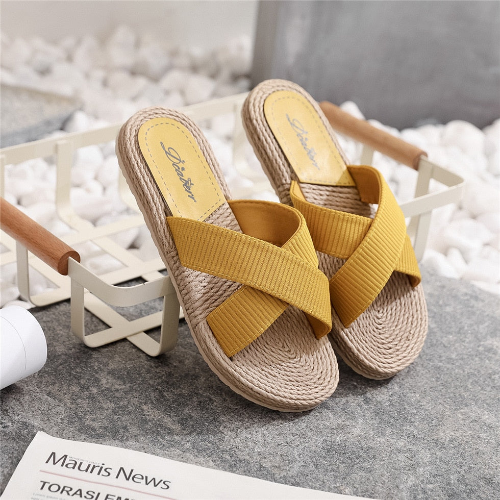 Sandalias de cuerda de cañamo