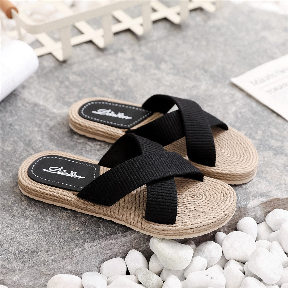 Sandalias de cuerda de cañamo
