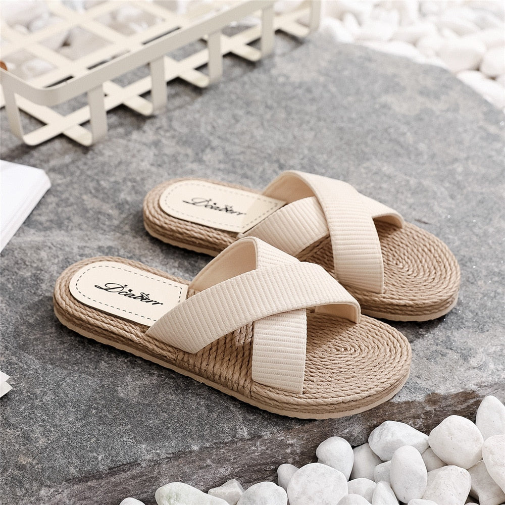 Sandalias de cuerda de cañamo