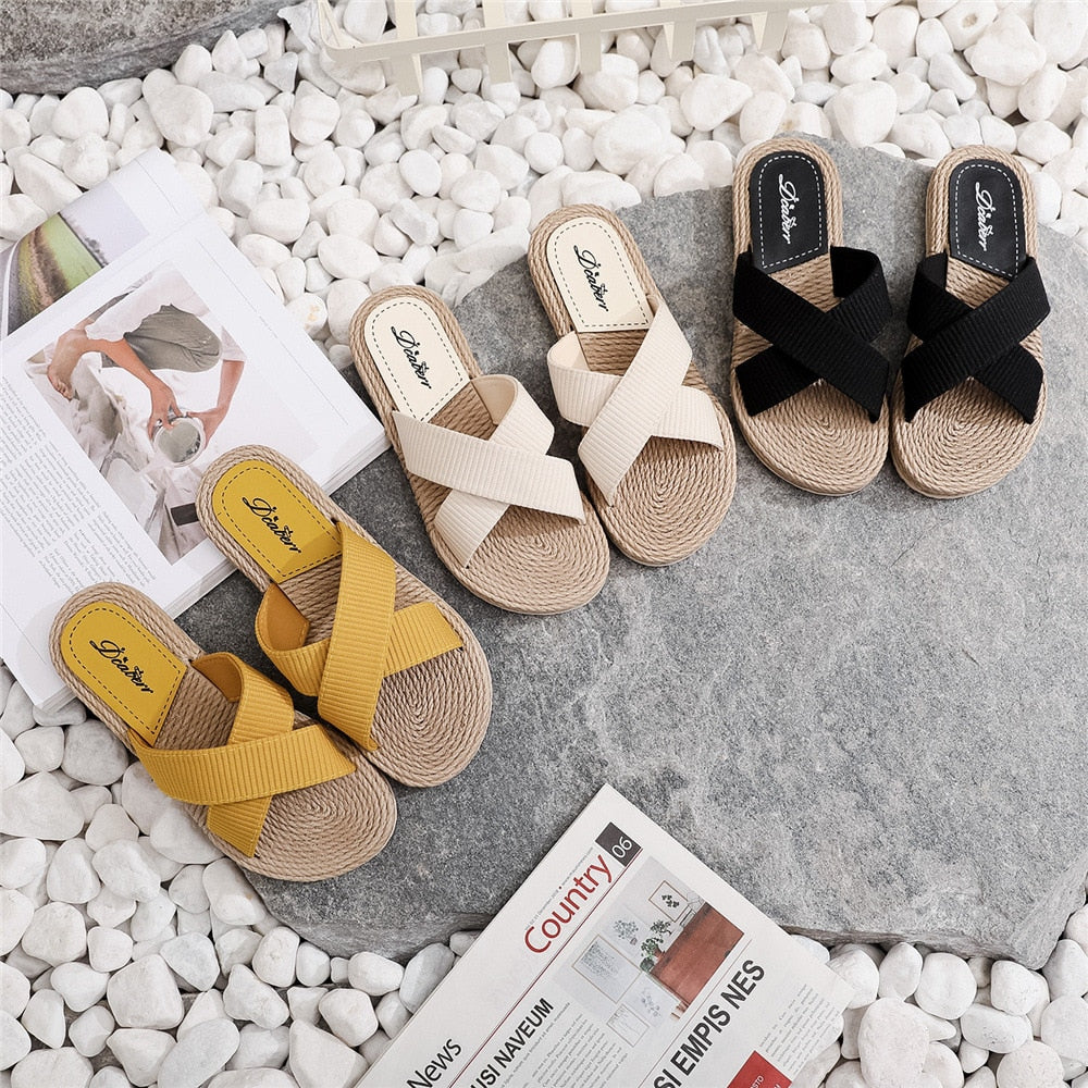 Sandalias de cuerda de cañamo
