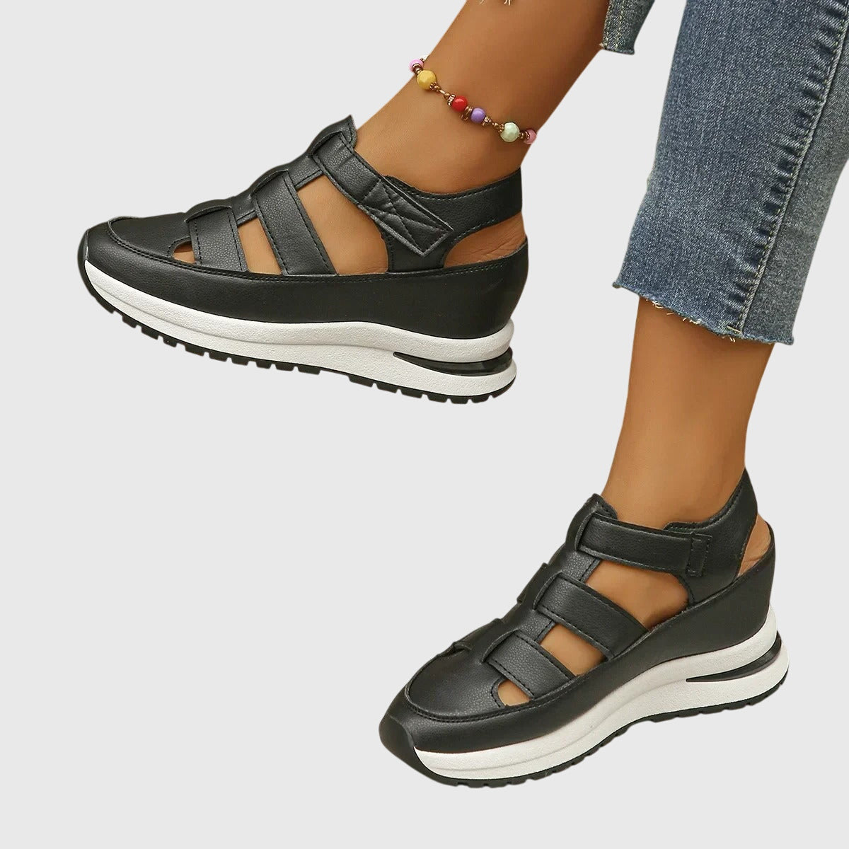 Blanca | Sandalias con soporte ortopédico