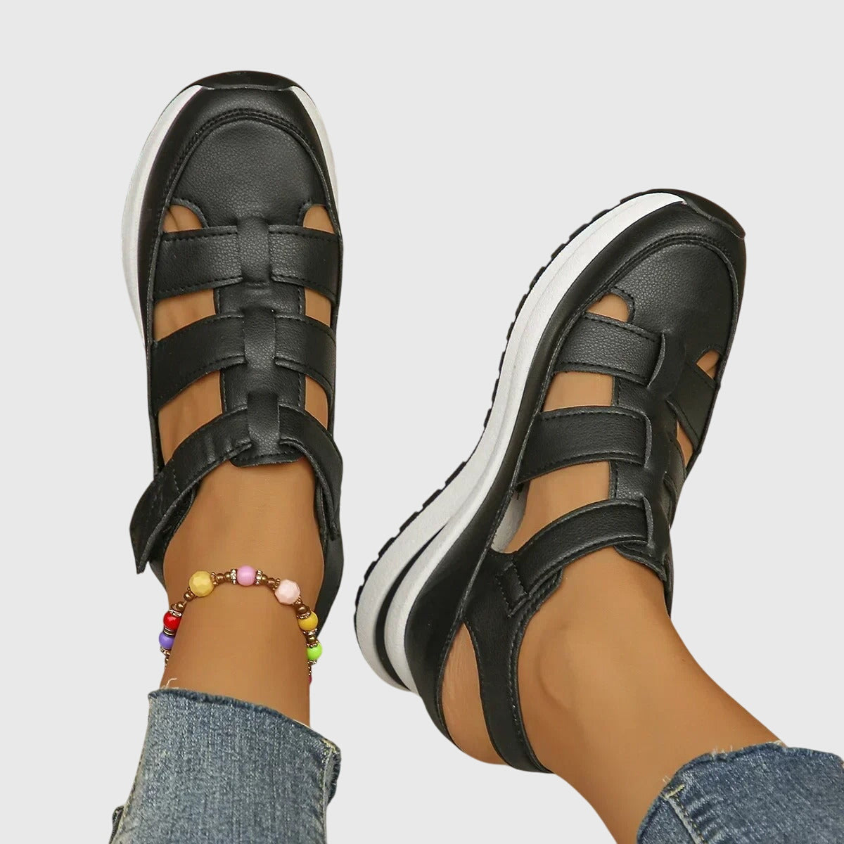 Blanca | Sandalias con soporte ortopédico